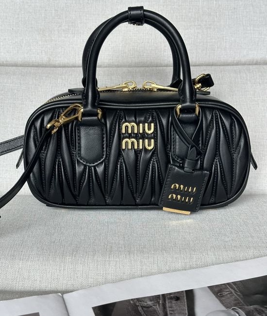 Miu Miu Matelasse Small Bowling Bag bc142