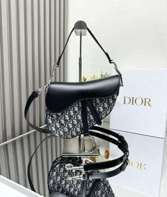 Christian Dior CD Saddle Bag Classic Handbag 8315