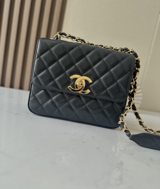 Chanel Classic Flap Vintage Large Black Bag A2218