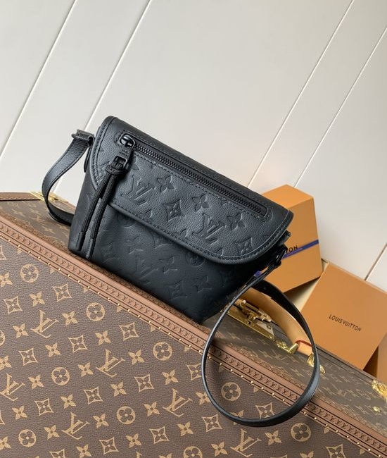 Louis Vuitton LV Pulse Mini Bag Monogram Shadow Leather M12636