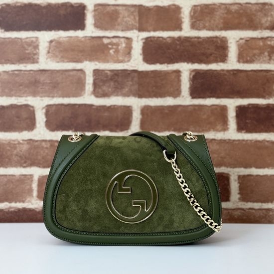 Gucci Green Matte Leather Shoulder Bag 815715