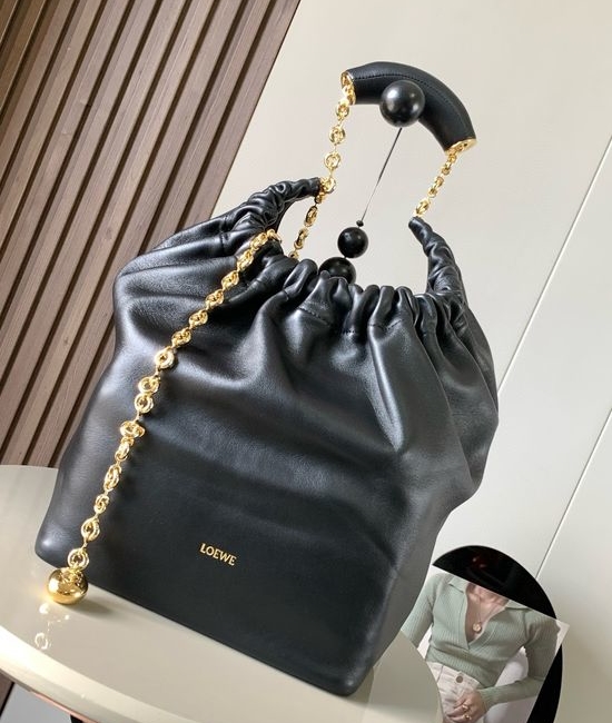 Loewe Squeeze Nappa Leather Handbag 9041