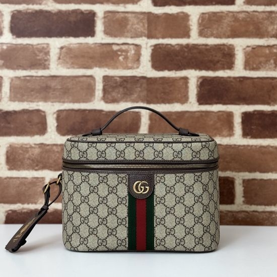 Gucci Large Tote Bag Premium Leather Ebony 811489