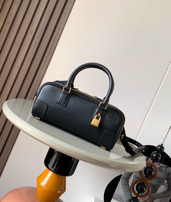 Loewe Amazona Black Napa Calfskin Golden Hardware 9085