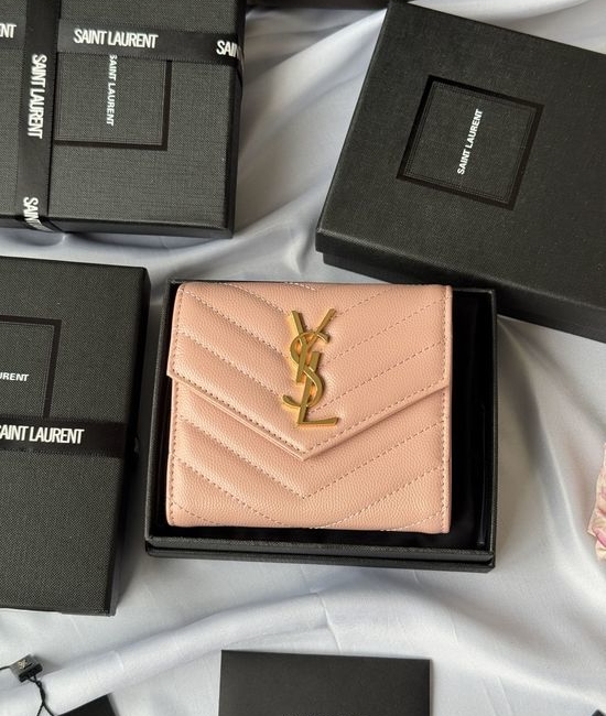 Yves Saint Laurent YSL SLP Trifold Wallet 403943