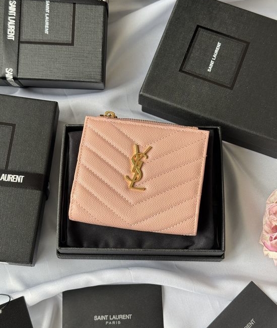 Yves Saint Laurent YSL Caviar Practical Card Holder 517045