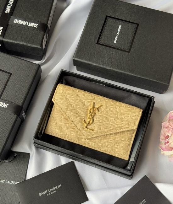 Yves Saint Laurent YSL Classic Flap Card Holder 612808