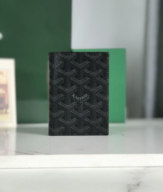 Goyard Limited Edition Dark Calfskin Card Holder 020609