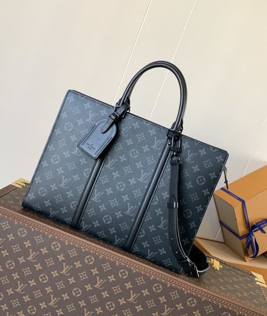 Louis Vuitton LV Sac Plat Horizontal Zippe Briefcase 4075