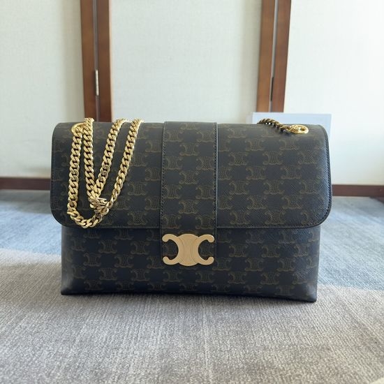 Celine VICTOIRE Grain Leather Shoulder Bag 118222