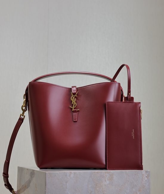 Yves Saint Laurent YSL LE 5A7 Water Bucket Bag with Metal Logo 742828