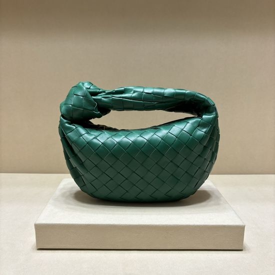 Bottega Veneta BV Woven Knotted Hobo Lambskin Bag 5299