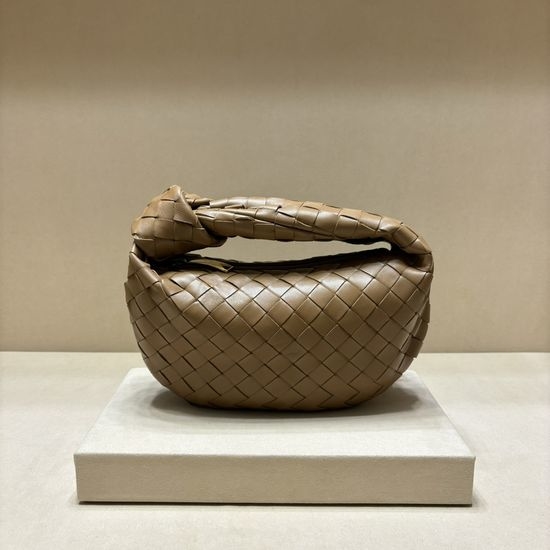 Bottega Veneta BV Woven Knotted Hobo Lambskin Bag 5297