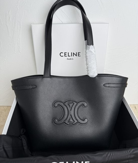 Celine Tote Bag Grained Calfskin Small 118233