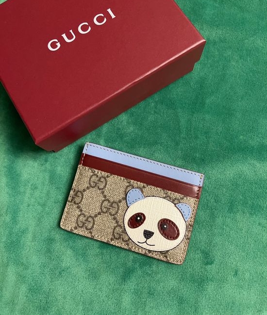 Gucci Cartoon Pattern Card Holder 818769