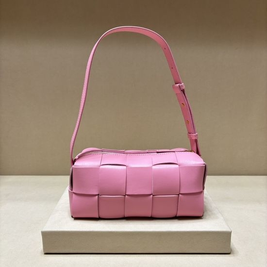 Bottega Veneta BV Brick Cassette Woven Sheepskin Bag 9305