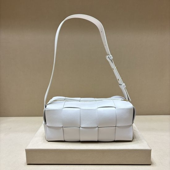 Bottega Veneta BV Brick Cassette Woven Sheepskin Bag 9305