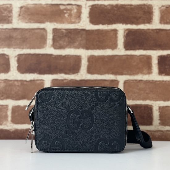 Gucci Litchi Embossed Shoulder Bag 816958
