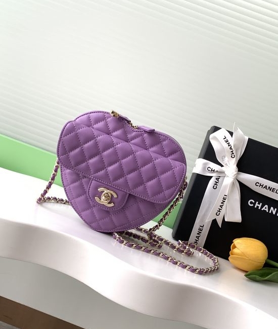 Chanel Heart Series Quilted Crossbody Bag AS3191