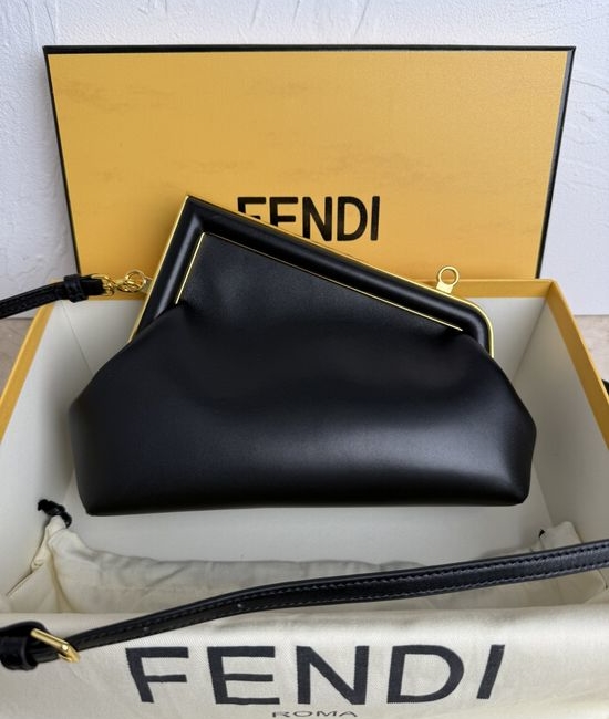 Fendi Fendi First Nappa Leather Handbag 129