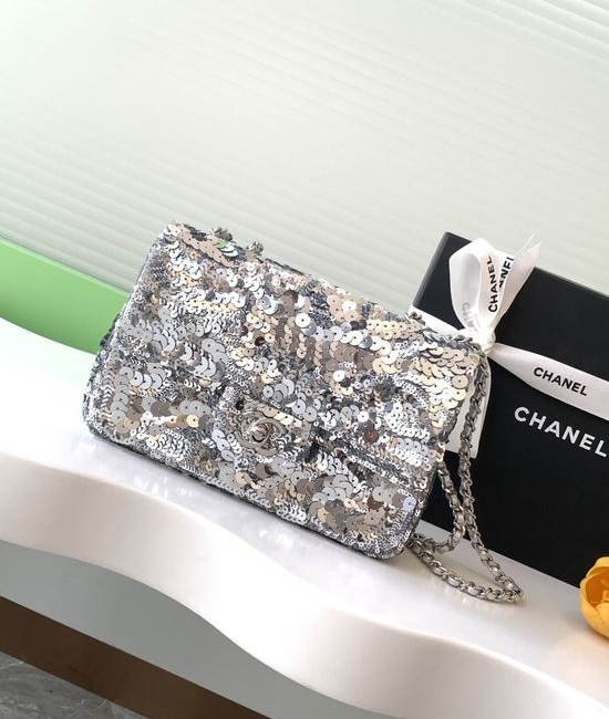 Chanel CF Sequin Evening Bag AS4561