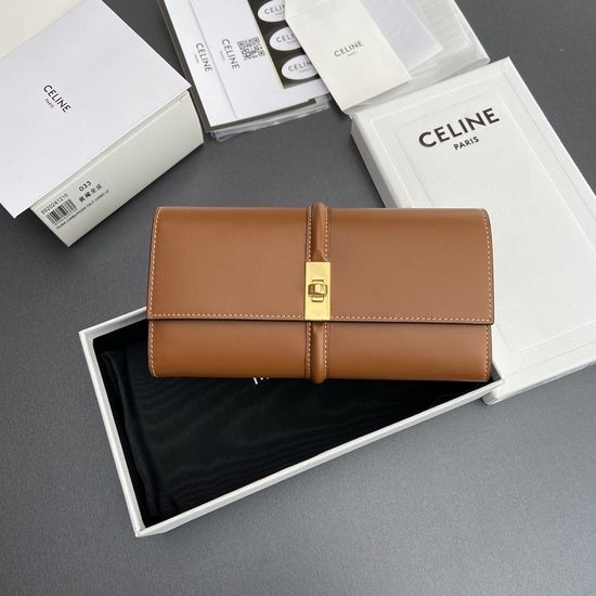 Celine TRIOMPHE 16 Leather Wallet 10M033CQ7
