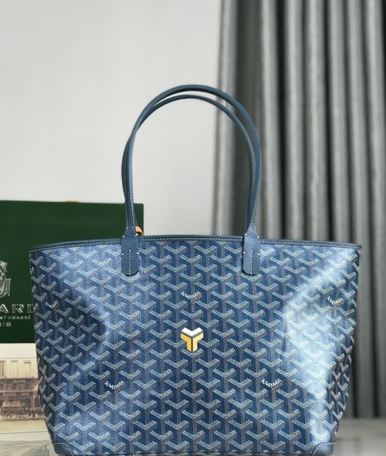 Goyard Artois PM Double Layer Linen Zipper Tote 020191
