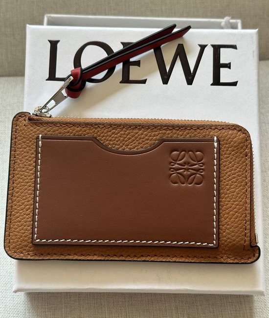 Loewe Caramel Color Card Holder A01