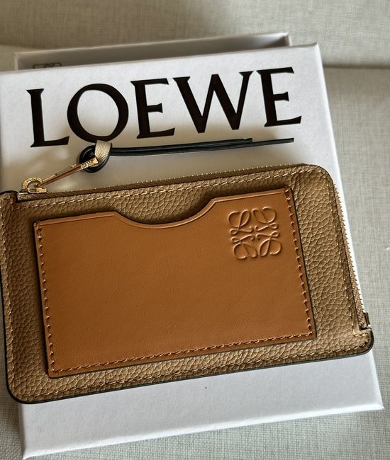 Loewe Toffee Color Card Holder A01