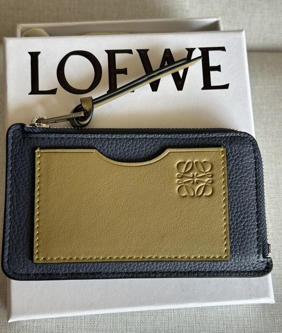 Loewe Dark Blue Card Holder A01