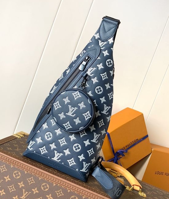 Louis Vuitton LV Monogram Shadow Leather Duo Shoulder Bag 16061