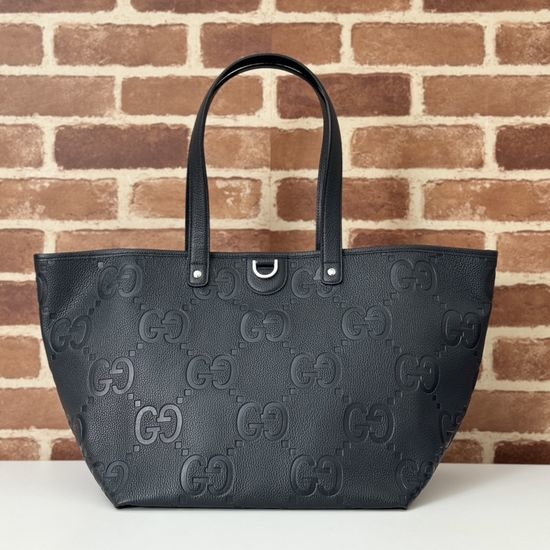 Gucci Litchi Embossed Tote 818771