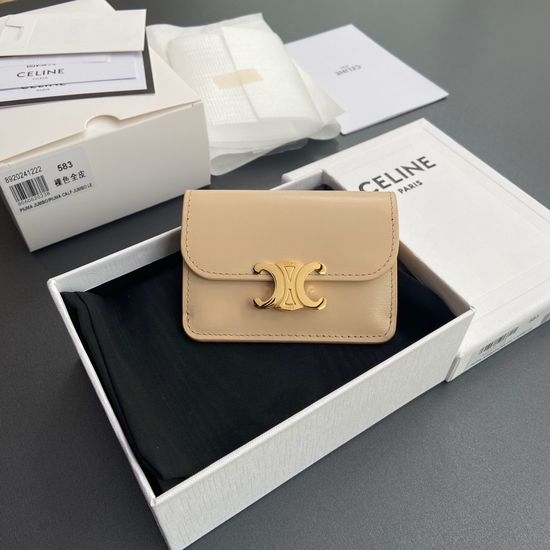 Celine TRIOMPHE Flap Card Holder 10I582CPJ