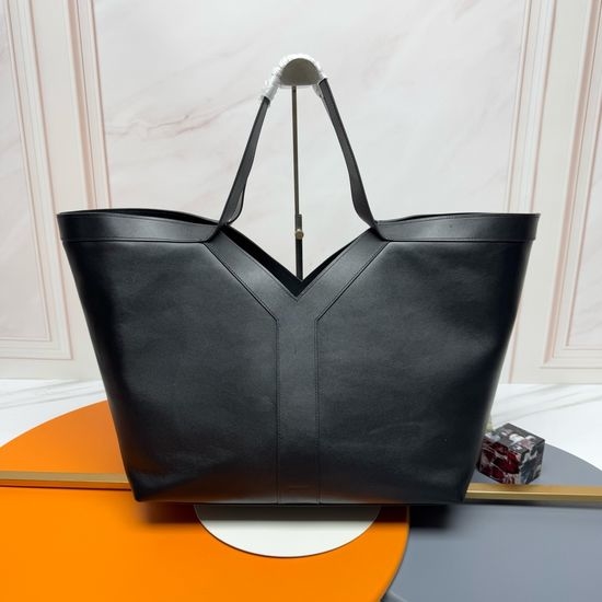 Yves Saint Laurent YSL Y Monogram Grain Leather Tote 817602