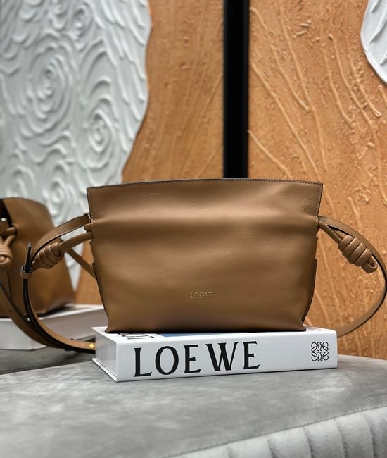 Loewe Flamenco Mini Napa Leather Clutch 4112