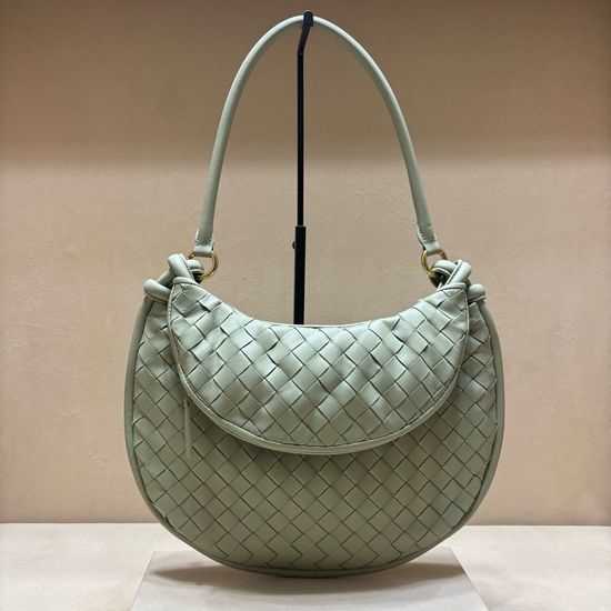 Bottega Veneta BV Gemelli Woven Leather Shoulder Bag 3626