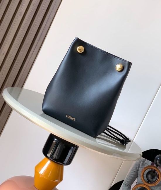 Loewe Pebble Mini Pouch Black 9092