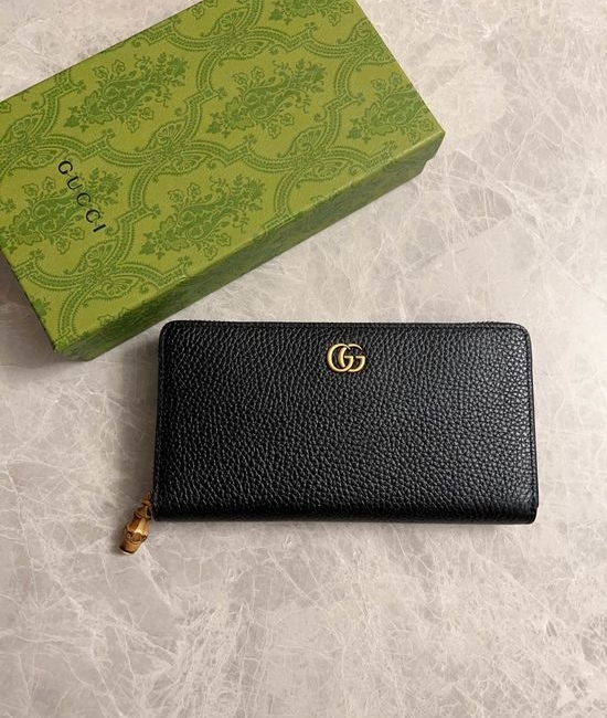 Gucci GG Marmont Leather Long Wallet 739499