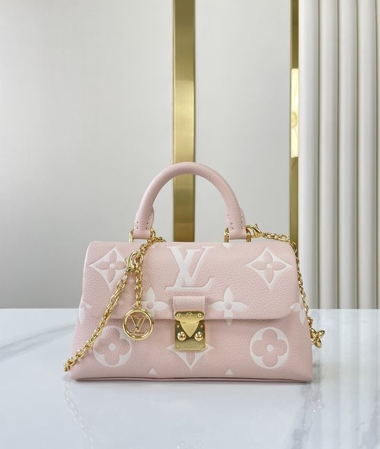 Louis Vuitton LV NANO MADELEINE Leather Chain Crossbody Bag M13796