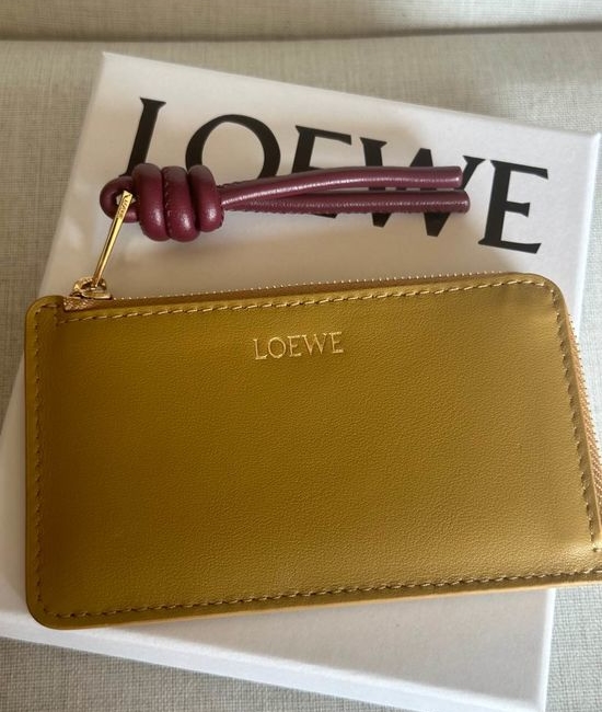 Loewe Desert Yellow Card Holder A05