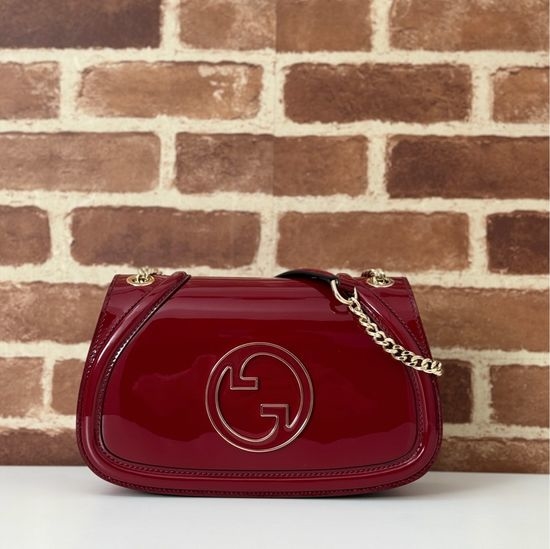 Gucci Original Leather Burgundy Patent Bag 815715
