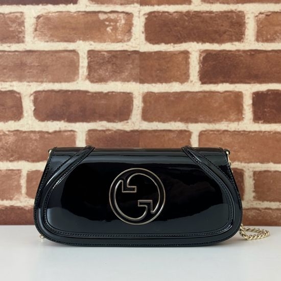 Gucci Patent Leather Handbag 814952