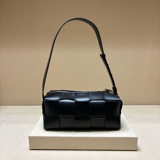 Bottega Veneta BV Brick Cassette Woven Lambskin Shoulder Bag 9305