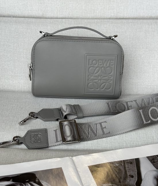 Loewe Horizontal Camera Bag Silver Grey 3201