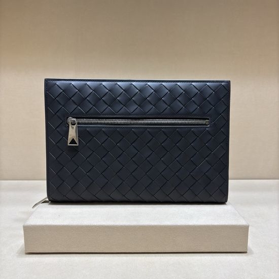 Bottega Veneta BV Woven Clutch Waxed Calfskin 9190