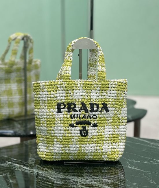 Prada Woven Small Tote Bag 1BG422