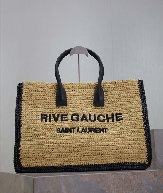Yves Saint Laurent YSL Rive Gauche Woven Tote Bag 509415