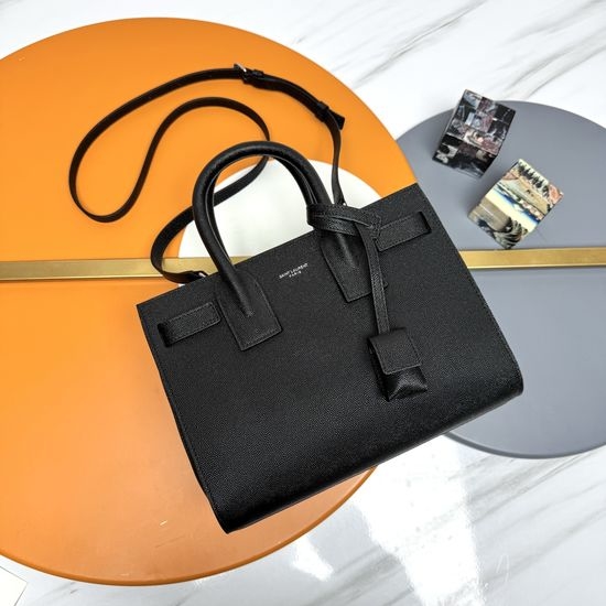 Yves Saint Laurent YSL Sac de Jour Baby Grainy Bag 392035.Zx