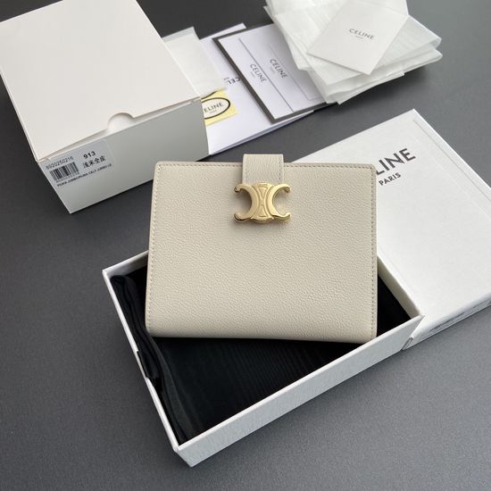 Celine VICTOIRE Soft Calfskin Snap Closure Wallet 10M913GHH.38NO912