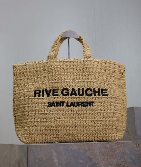 Yves Saint Laurent YSL RIVE GAUCHE Woven Tote 688864